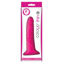 Load image into Gallery viewer, Colours Pleasures Thin Dildo-Pink 5