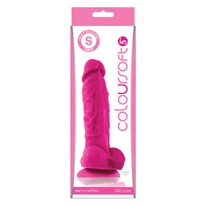 Coloursoft Dildo-Pink 5" NSN-0410-24