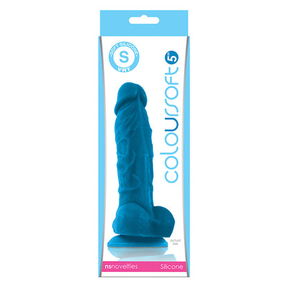 Coloursoft Dildo-Blue 5" NSN-0410-27