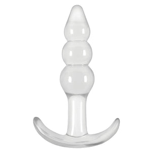 Jelly Rancher Ripple T-Plug-Clear