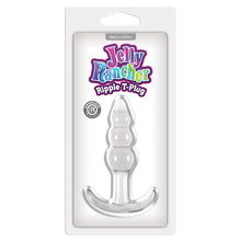 Load image into Gallery viewer, Jelly Rancher Ripple T-Plug-Clear NSN-0451-31