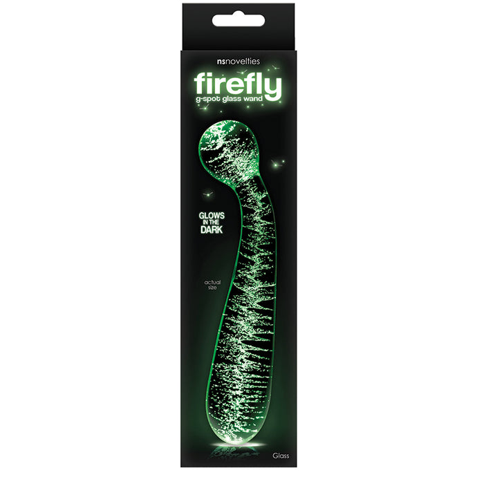 Firefly Glass G Spot Glow Wand-Clear NSN-0491-31