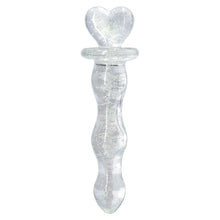 Load image into Gallery viewer, Firefly Glass Heart a Glow-Clear