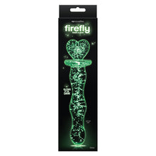 Load image into Gallery viewer, Firefly Glass Heart a Glow-Clear NSN-0494-61
