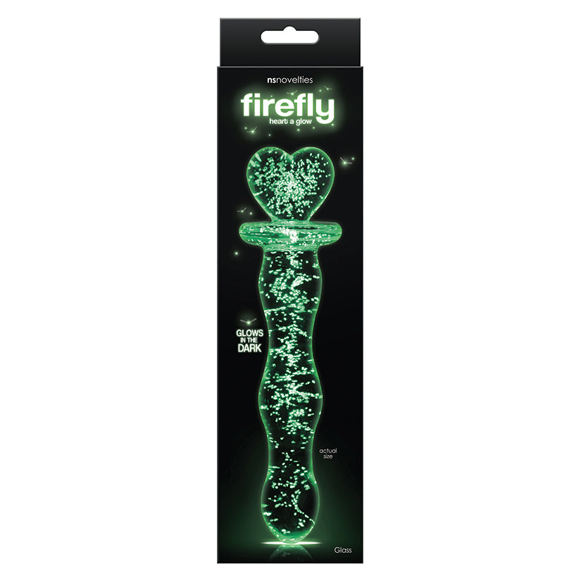 Firefly Glass Heart a Glow-Clear NSN-0494-61