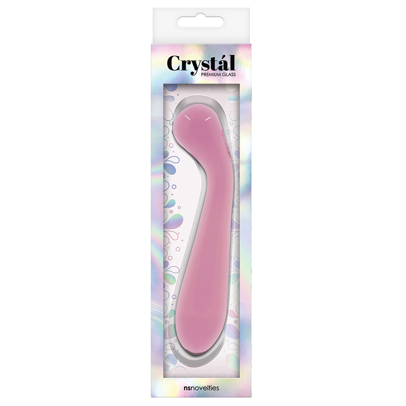 Crystal Premium Glass G Spot Wand-Pink NSN-0707-24