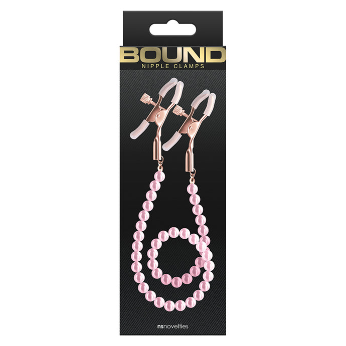 Bound Nipple Clamps DC1-Pink NSN-1302-44
