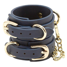 Load image into Gallery viewer, Bondage Couture Wrist Cuff-Blue