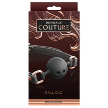 Load image into Gallery viewer, Bondage Couture Ball Gag-Black NSN-1306-73