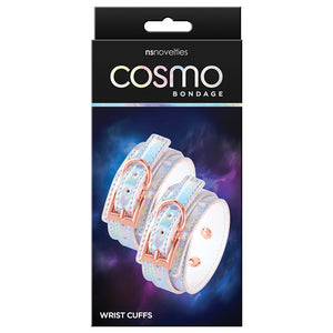 Cosmo Bondage Wrist Cuffs-Rainbow NSN-1313-03