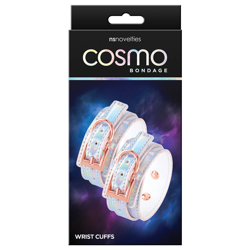 Cosmo Bondage Wrist Cuffs-Rainbow NSN-1313-03