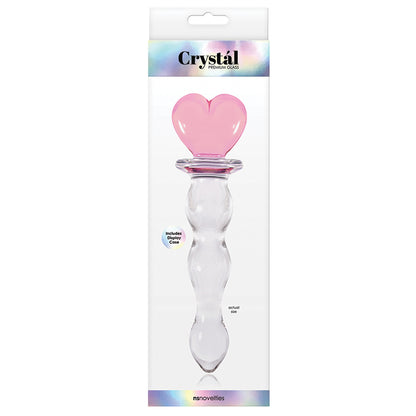 Crystal Heart Of Glass-Pink nsn-0705-14
