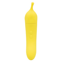 Load image into Gallery viewer, Natalie&#39;s Toy Box Banana Cream Air Pulse &amp; G-Spot Vibrator