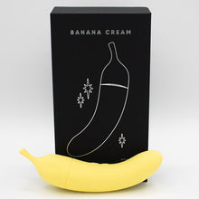 Load image into Gallery viewer, Natalie&#39;s Toy Box Banana Cream Air Pulse &amp; G-Spot Vibrator