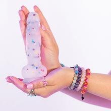 Load image into Gallery viewer, Natalie&#39;s Toy Box Cock A Palooza Confetti Silicone Suction Dildo