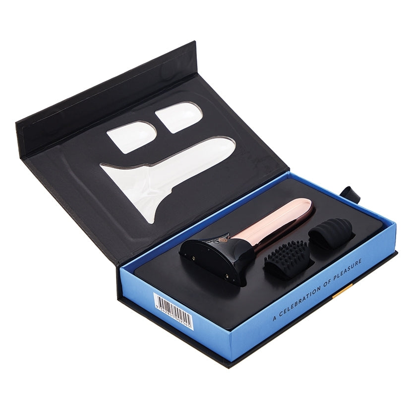 Sensuelle Point Plus 20 Function Bullet & Sleeves-Rose Gold