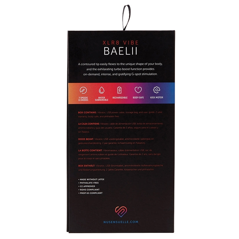 Sensuelle Baelii XLR8 Turbo Flexi Vibe-Ultra Violet