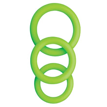 Load image into Gallery viewer, Ouch! Cock Ring Set 3pcs-Glow in the Dark