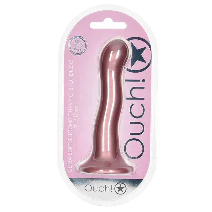 Ouch! Ultra Soft Silicone Curvy G-Spot... OU818ROS