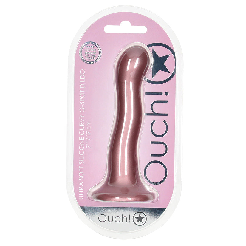 Ouch! Ultra Soft Silicone Curvy G-Spot... OU818ROS