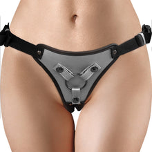 Load image into Gallery viewer, Ouch! Metallic Strap On Harness-Gun Metal