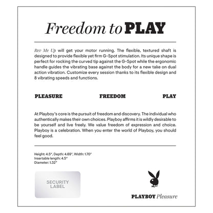 Playboy Rev Me Up