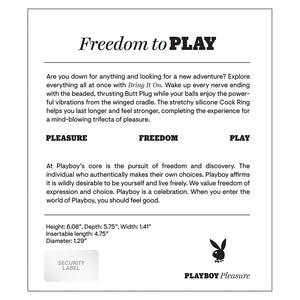 Playboy Bring It On Butt Plug