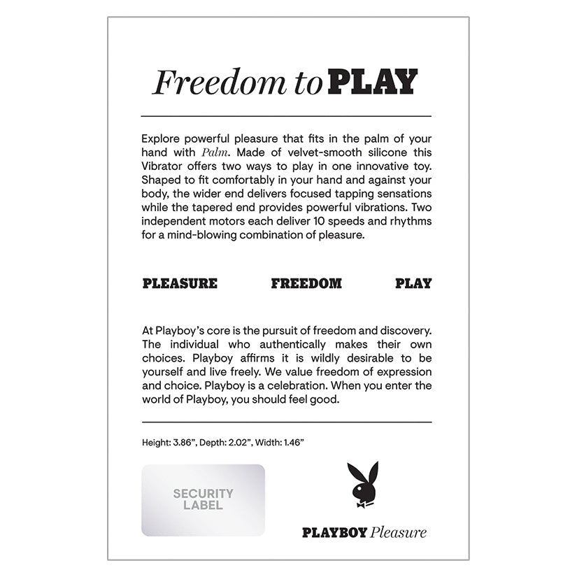 Playboy Pleasure Palm