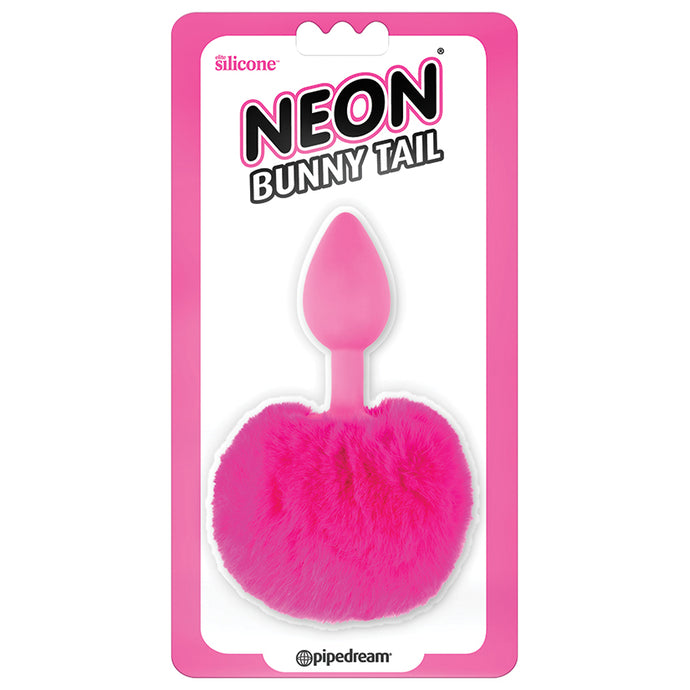 Neon Bunny Tail-Pink 144411