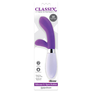 Classix Silicone G-Spot Rabbit-Purple PD1988-12