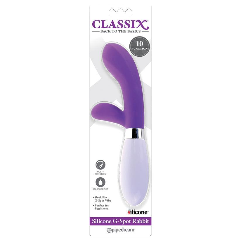 Classix Silicone G-Spot Rabbit-Purple PD1988-12