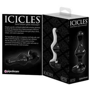 Icicles No.74 Heart Shaped Plug-Black