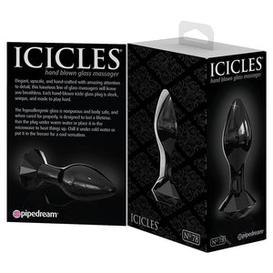 Icicles No.78 Gem Shaped Plug-Black