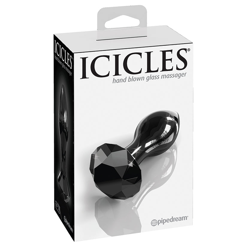 Icicles No.78 Gem Shaped Plug-Black PD2878-00