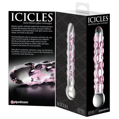 Icicles No.7-Pink Speckels 7