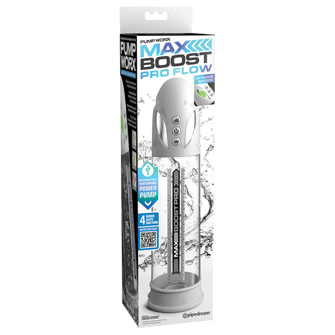 Pump Worx Max Boost Pro Flow-White/Cle... 325019