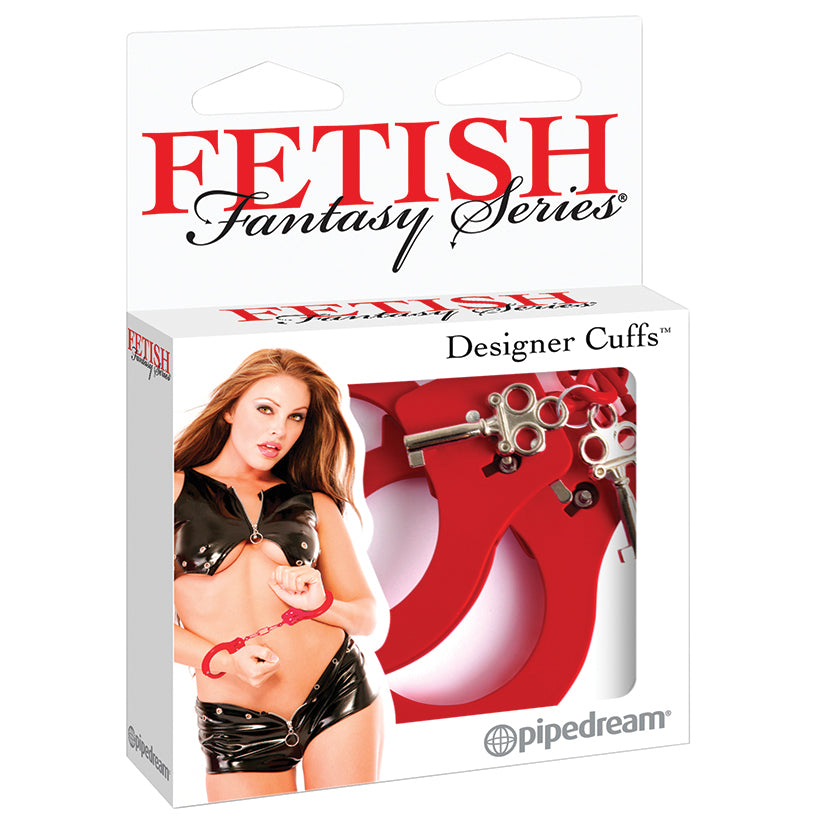 Fetish Fantasy Designer Cuffs-Red PD3801-15