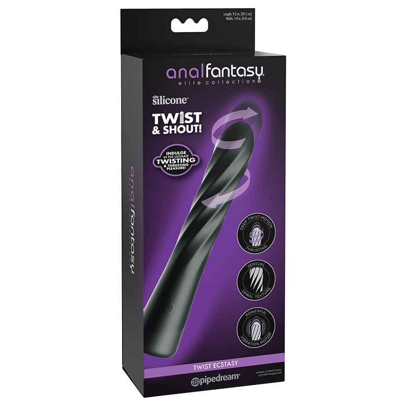 Anal Fantasy Elite Twist Ecstasy-Black