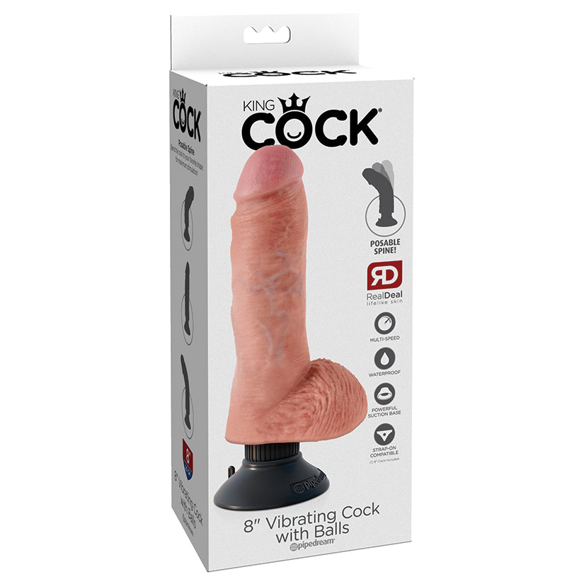 King Cock Vibrating Cock with Balls-Li... PD5407-21