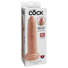 Load image into Gallery viewer, King Cock Uncut Cock-Light 9&quot; PD5562-21