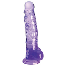 Load image into Gallery viewer, King Cock Clear with Balls-Purple 8