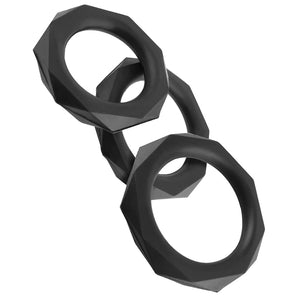 Fantasy C-Ringz Silicone Designer Stamina Set-Black