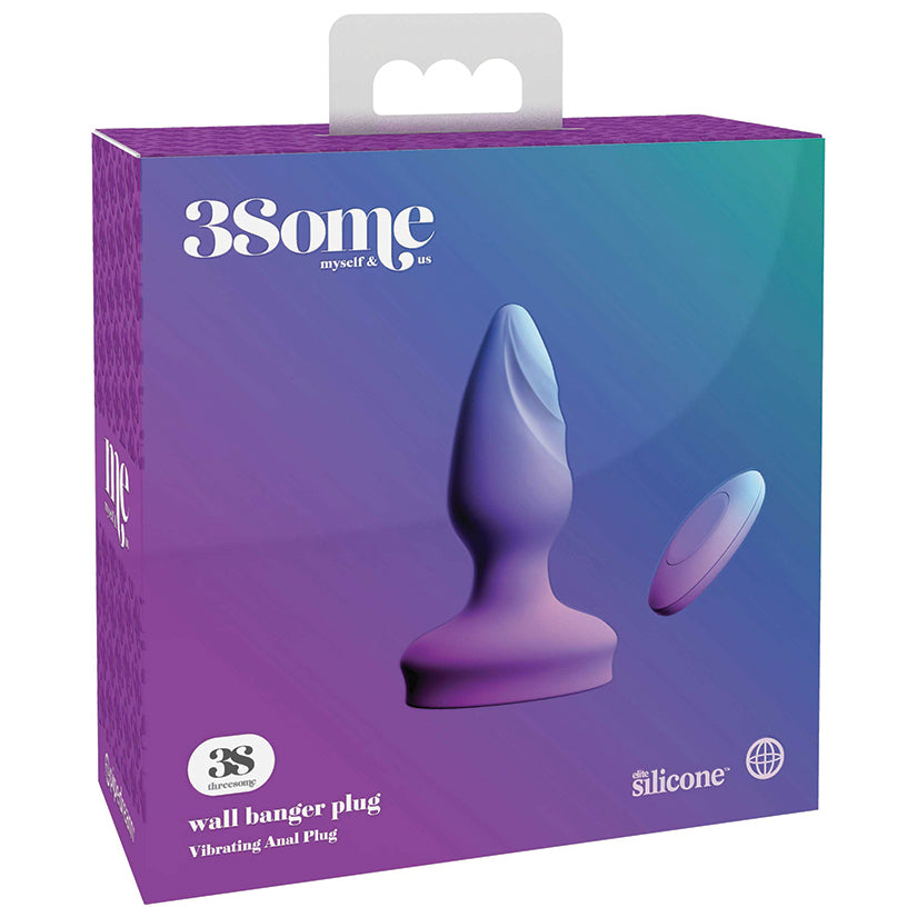 3Some Wall Banger Plug-Purple PD7077-12