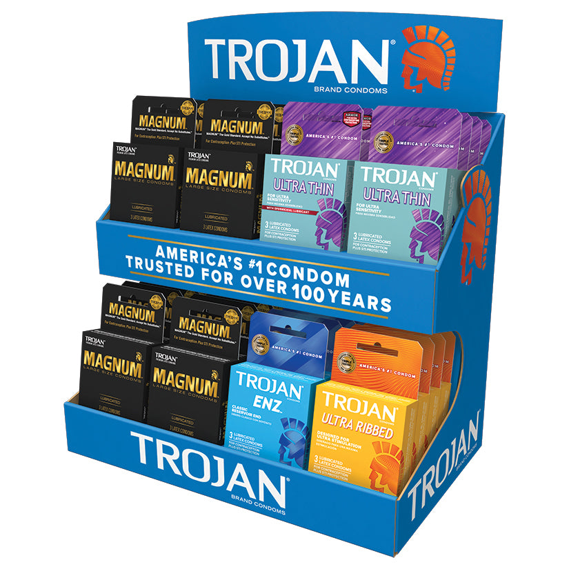Trojan Pre Packed Display of 32pcs 00062