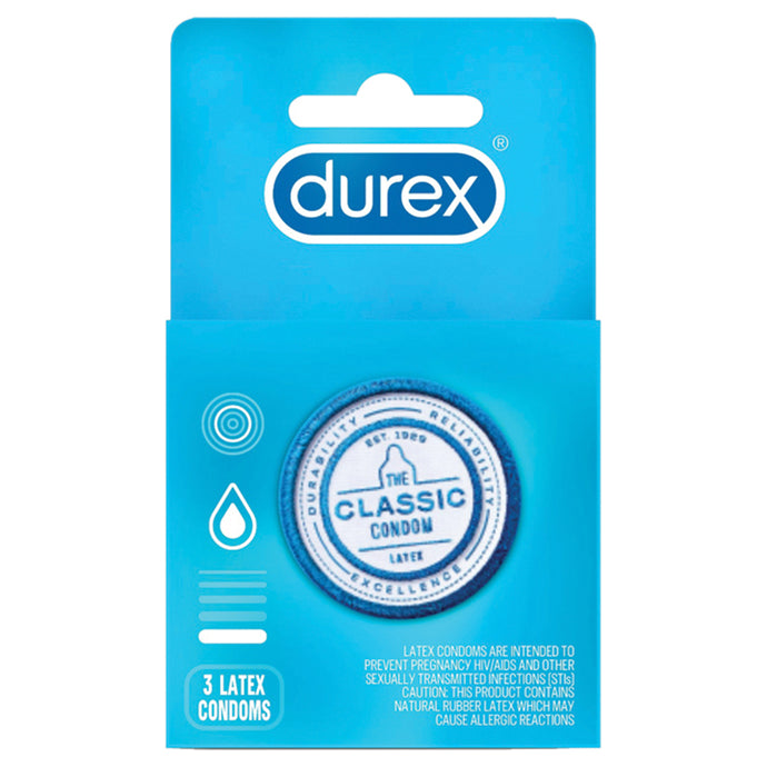 Durex Classic Condoms (3 Pack) 30045