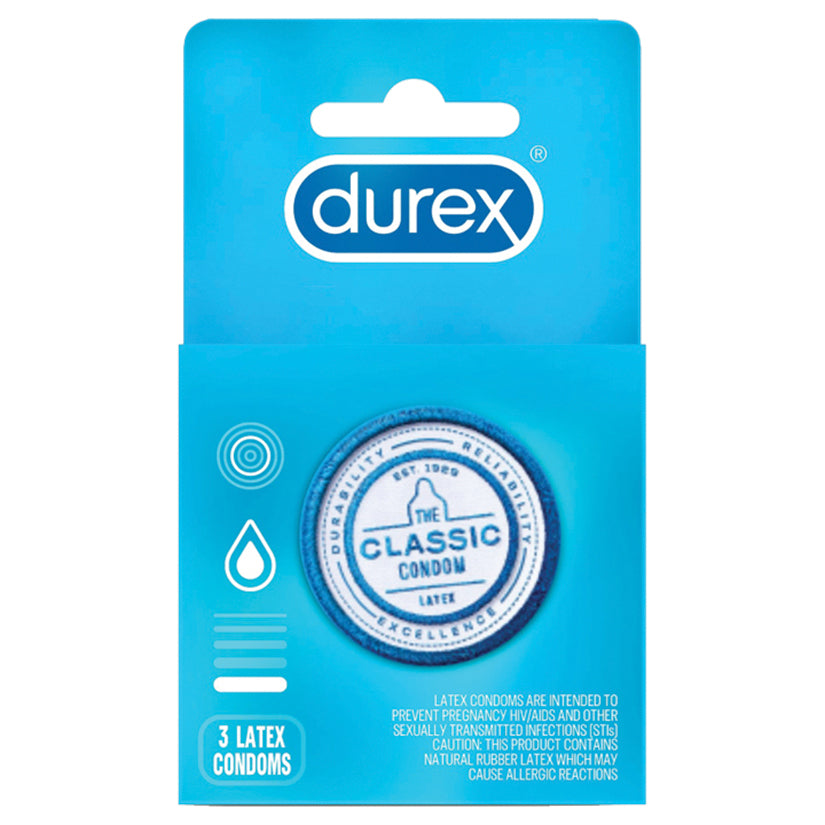 Durex Classic Condoms (3 Pack) 30045