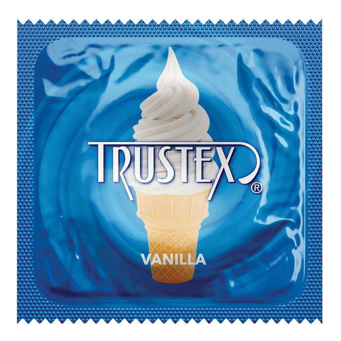 Trustex Flavored Condom-Vanilla (Bulk) L8830C