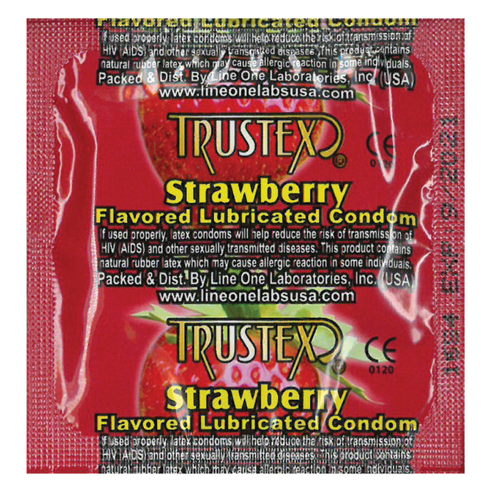 Trustex Flavored Condom-Strawberry 100... L8831C