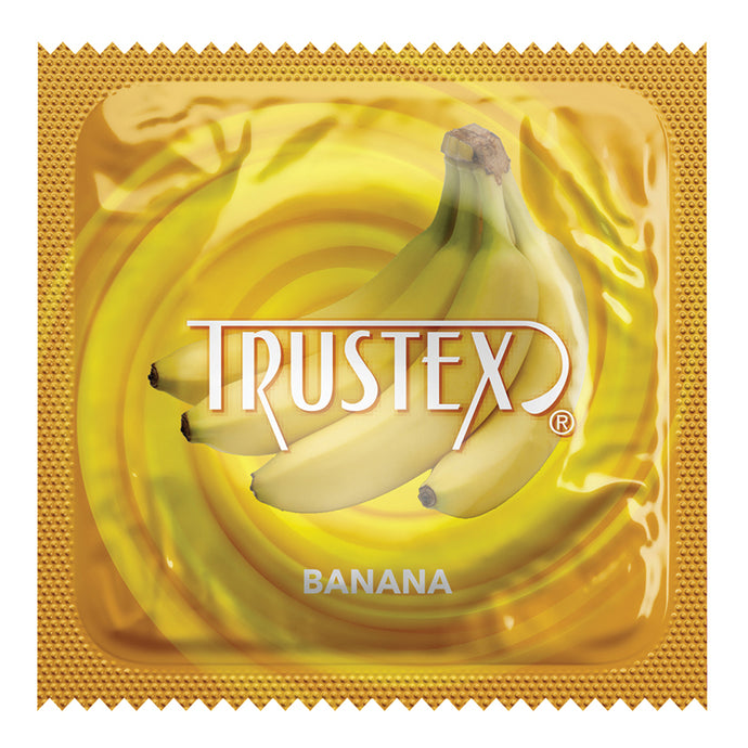 Trustex Flavored Condom-Banana (Bulk) L8842C