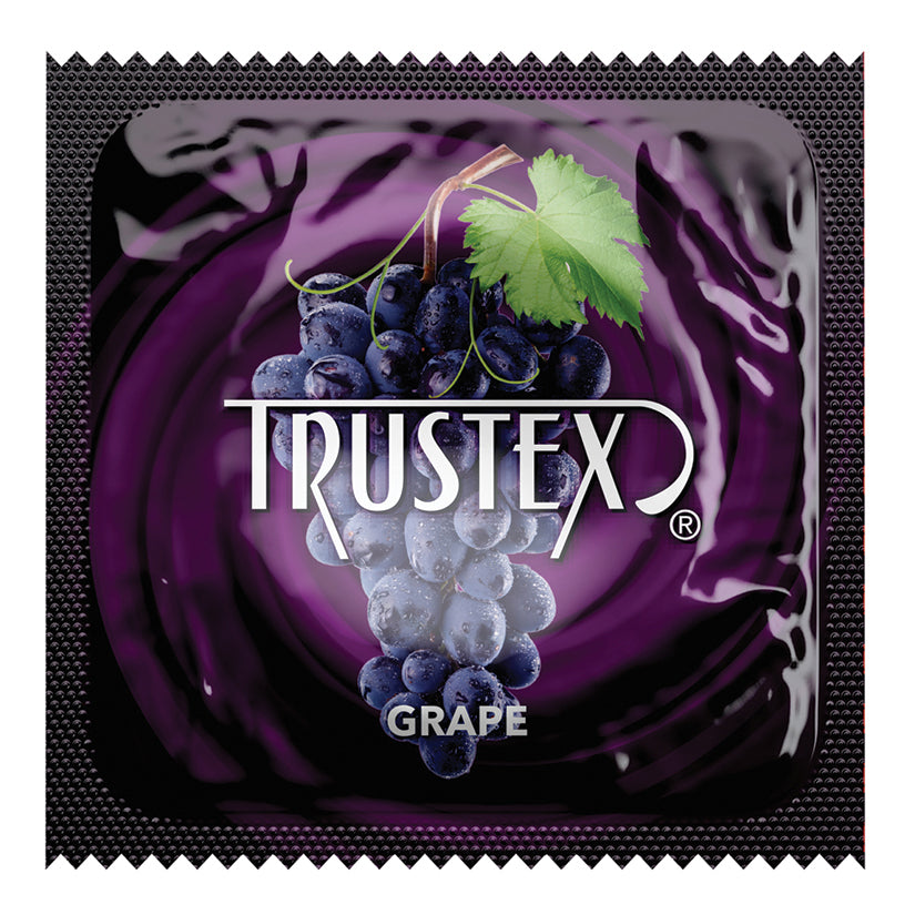 Trustex Flavored Condom-Grape (Bulk) L8844C